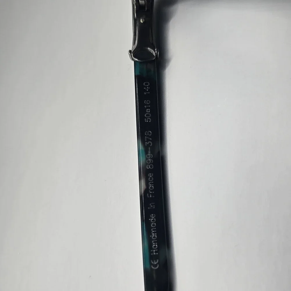 ROBERT MARC 899-378 Optical Tortoise Teal Authentic Cat Eye Glasses 50-16 France